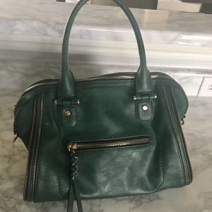 Dark Green Satchel Tote